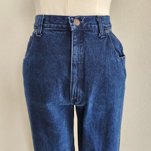 Vintage Northern Reflections Dark Wash High Waisted Mom Jeans Taper Leg Jeans 8 - Picture 2 of 8